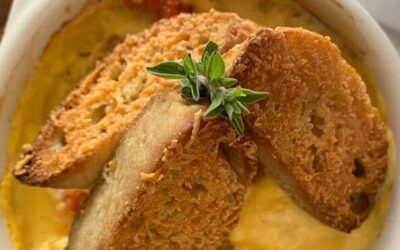 cocotte de salsa de queso