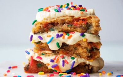 birthday blondie cake